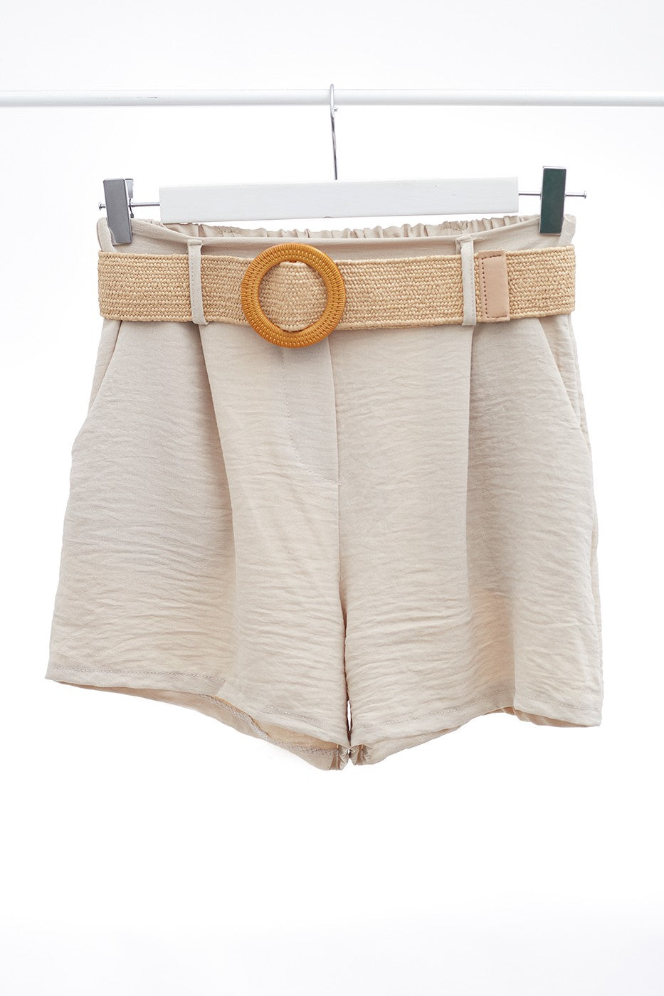 Pantalón corto cinturón