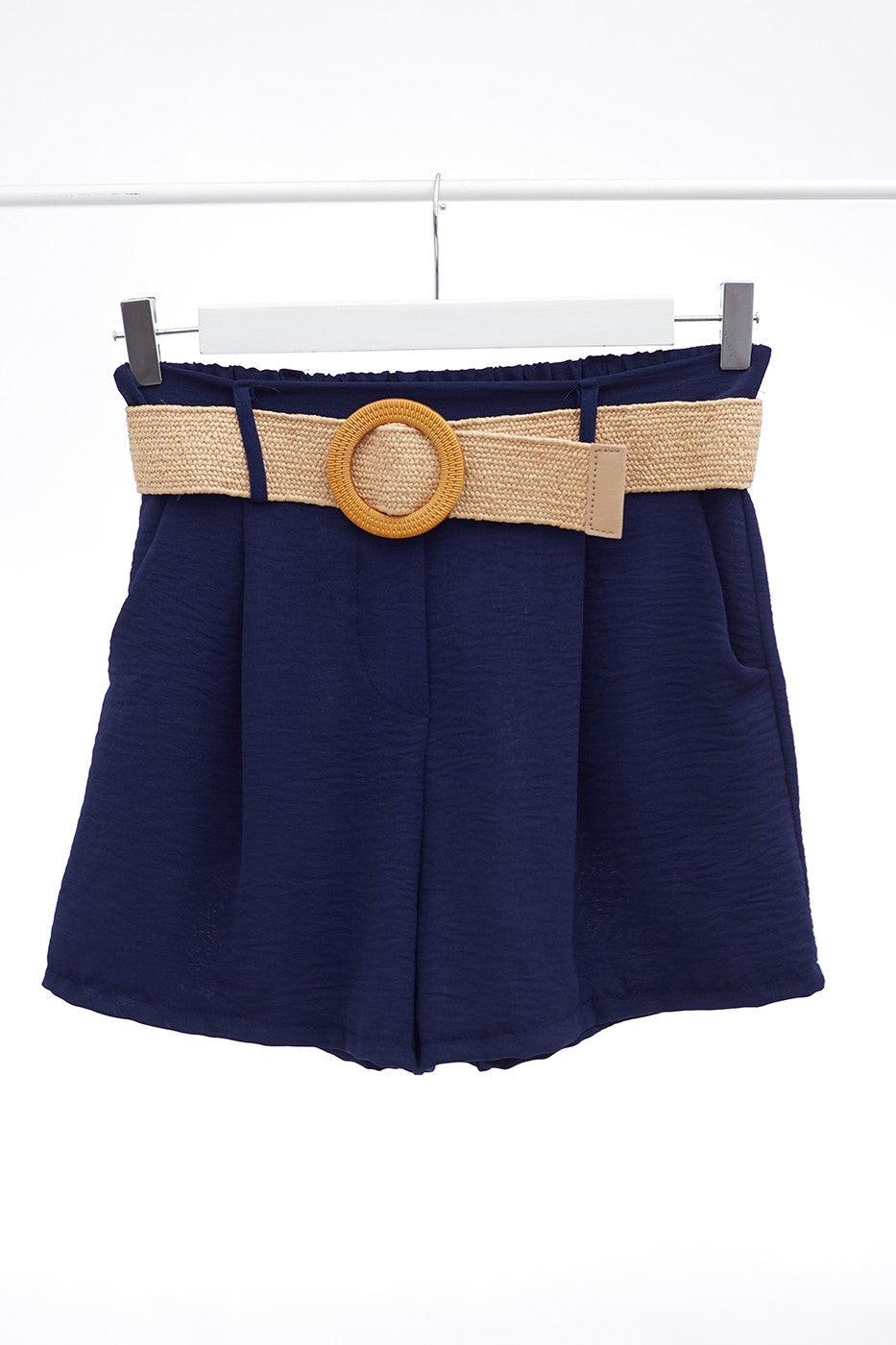 Pantalón corto cinturón