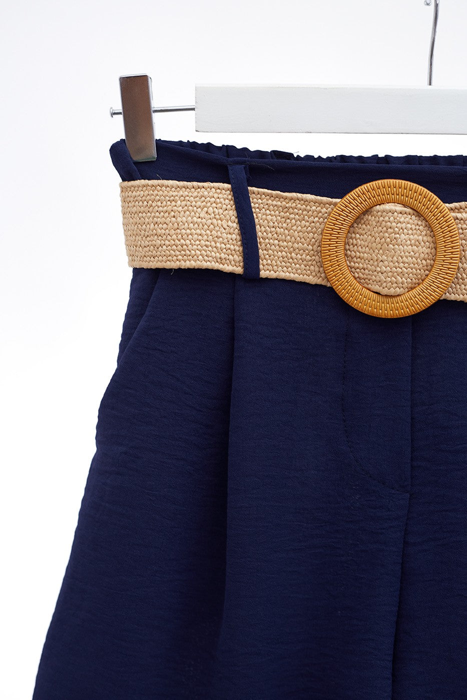 Pantalón corto cinturón