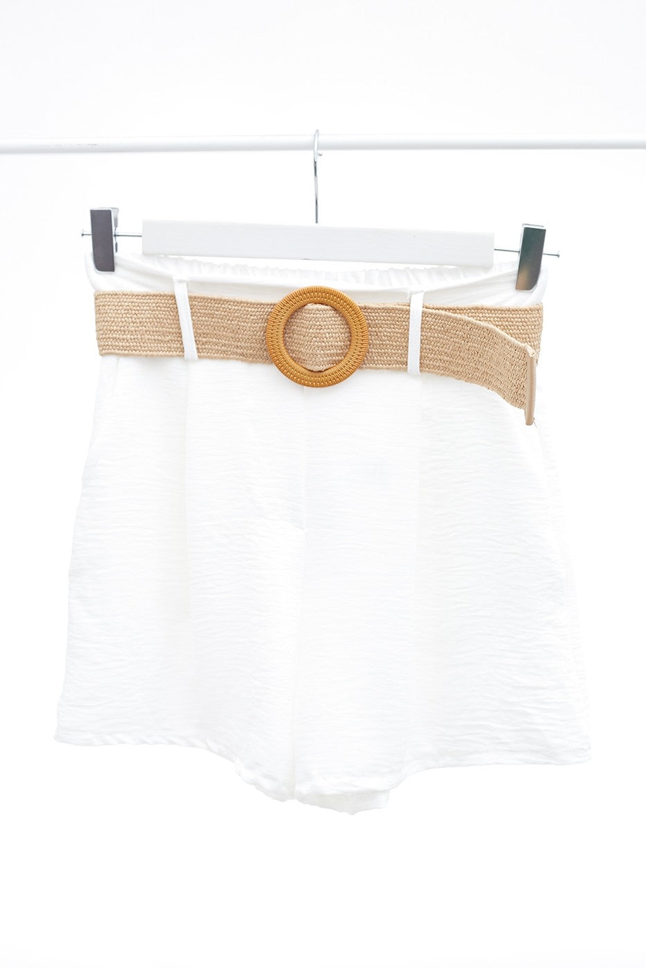 Pantalón corto cinturón