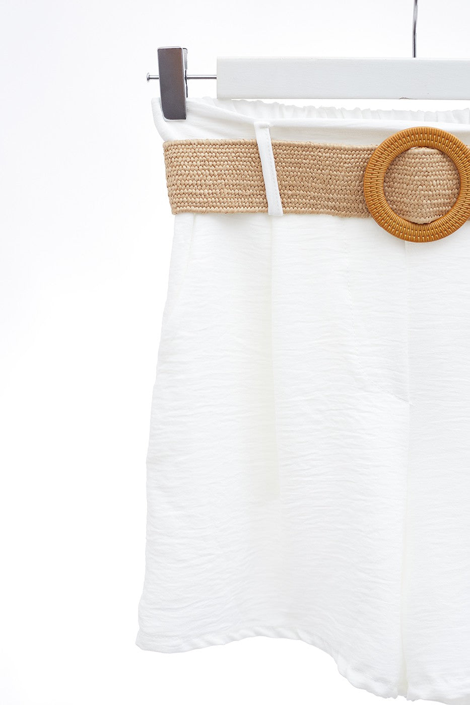 Pantalón corto cinturón