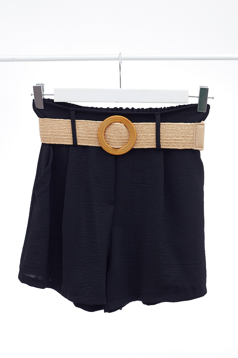 Pantalón corto cinturón