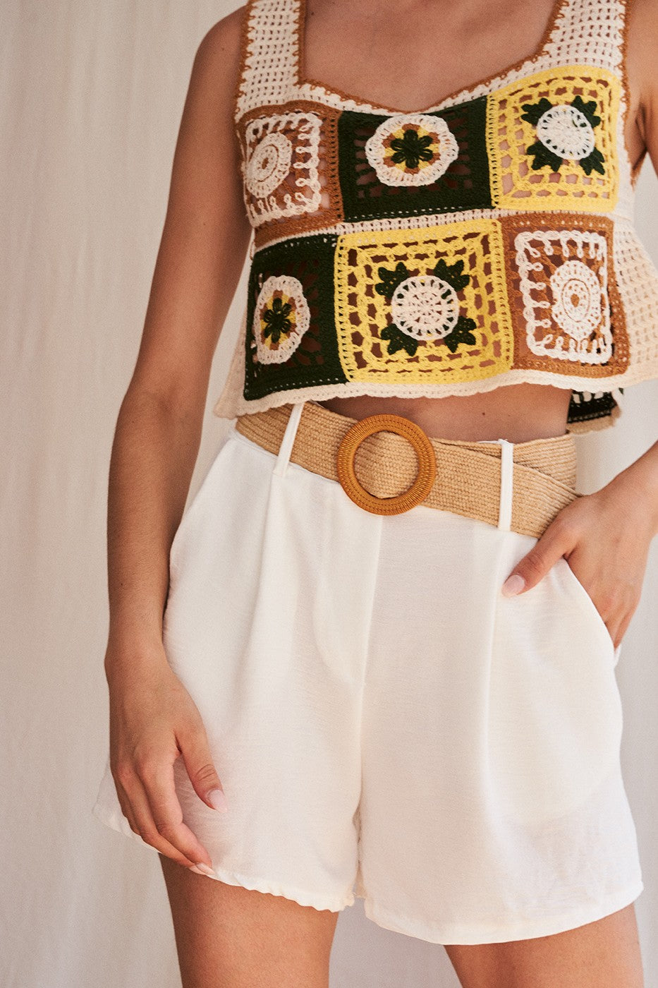 Top crop crochet