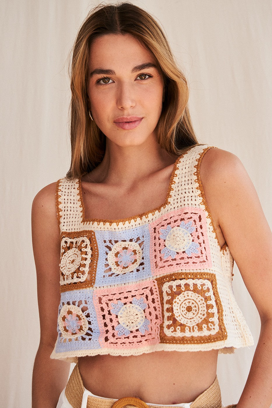 Top crop crochet