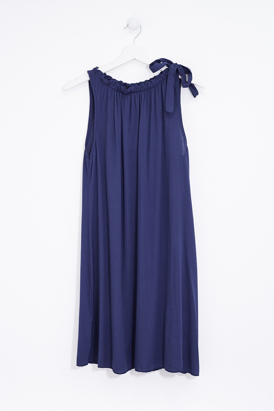 Vestido halter lazo