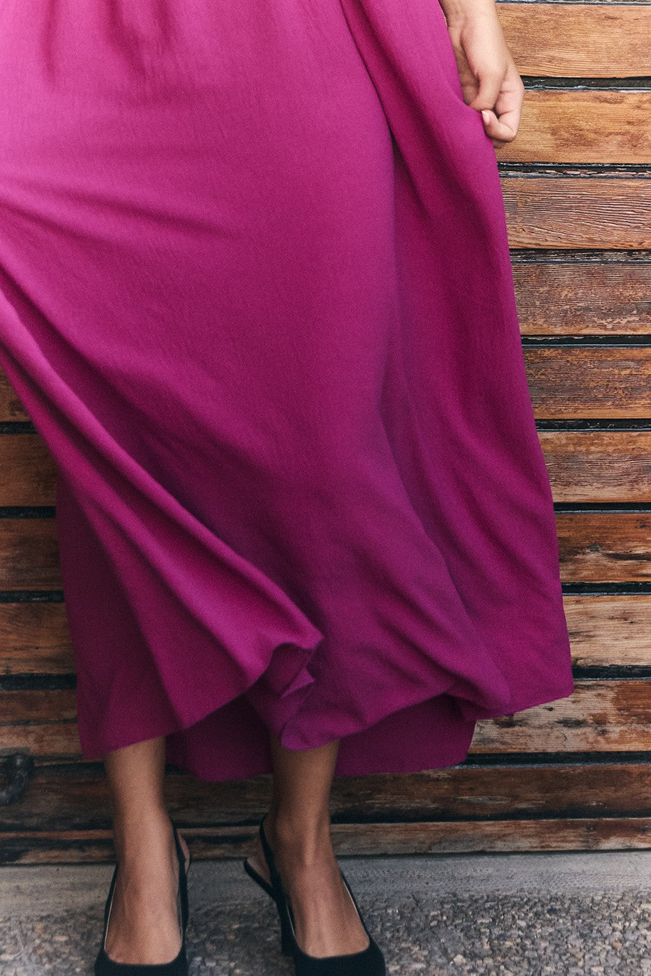 Vestido maxi lazo