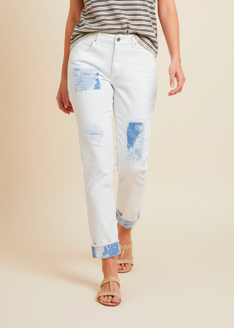 Jeans recuadros