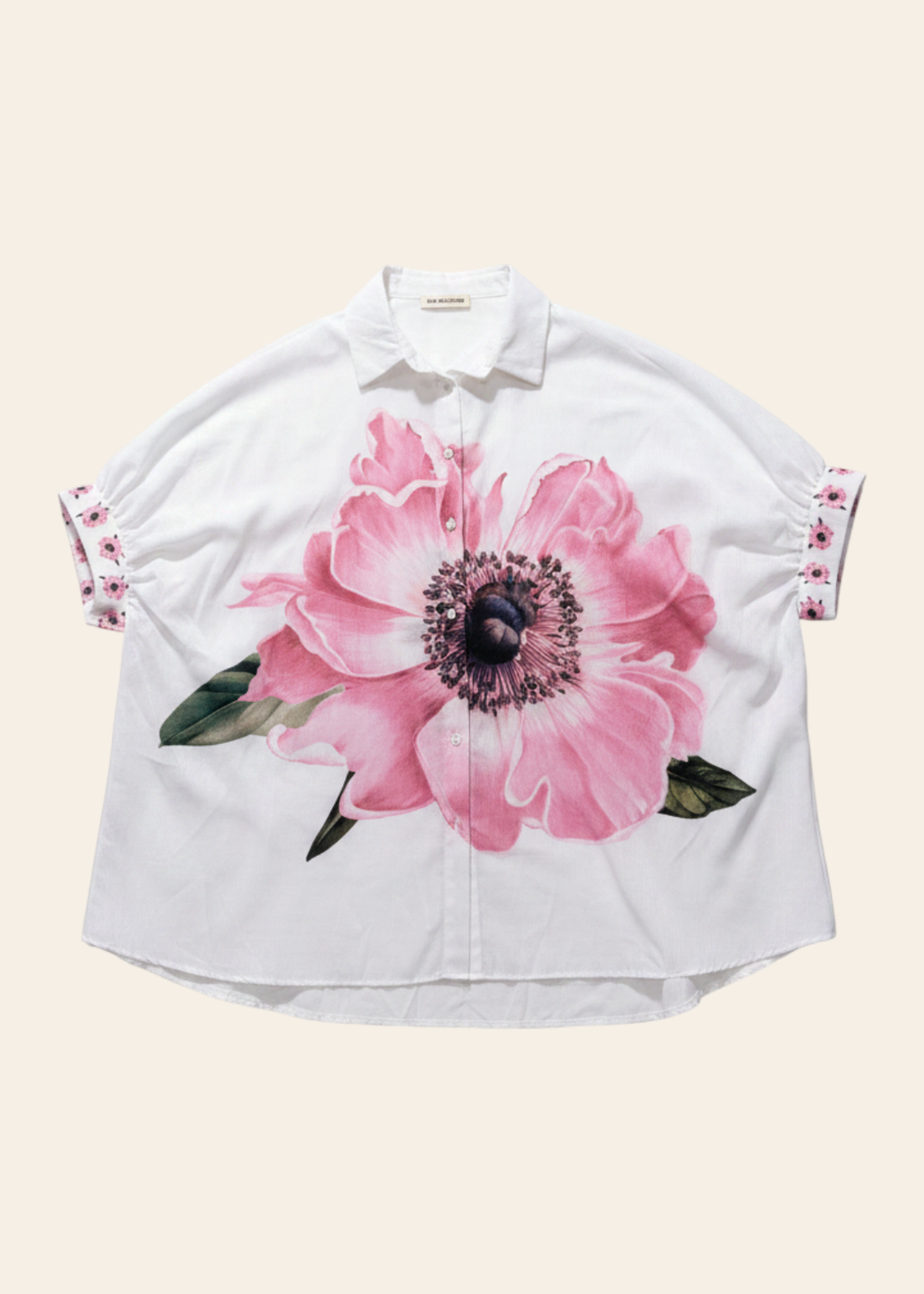 Camisa oversize flor