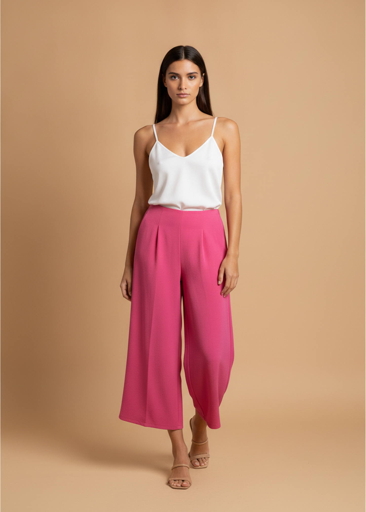 Pantalones anchos fluidos