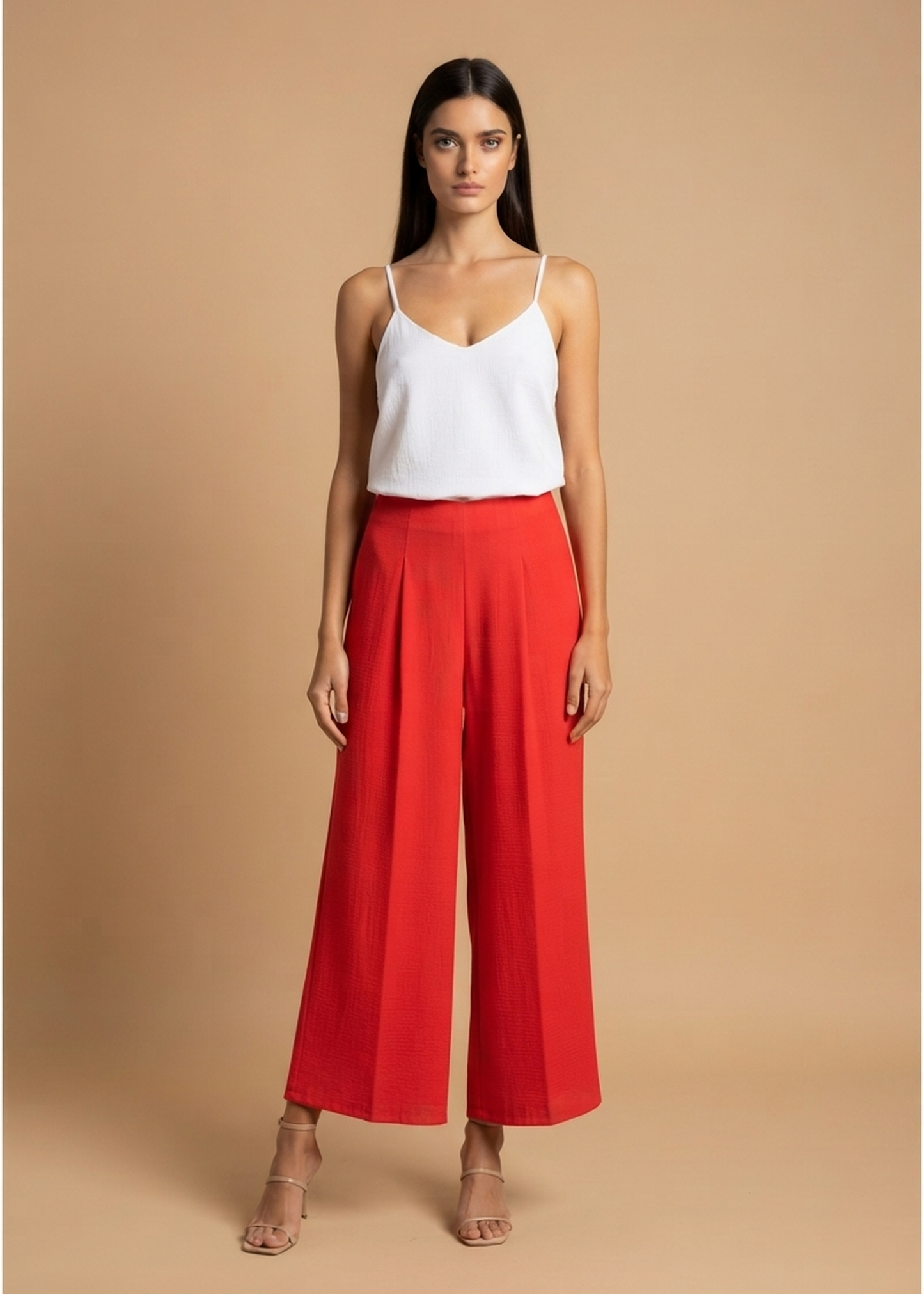 Pantalones anchos fluidos