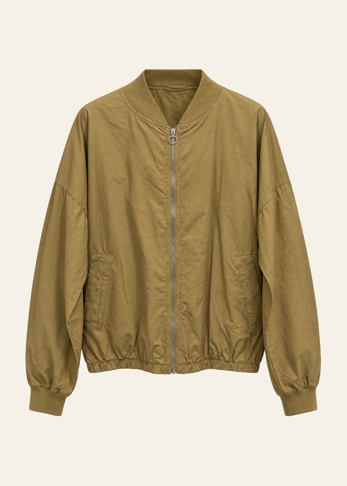 Plain bomber jacket