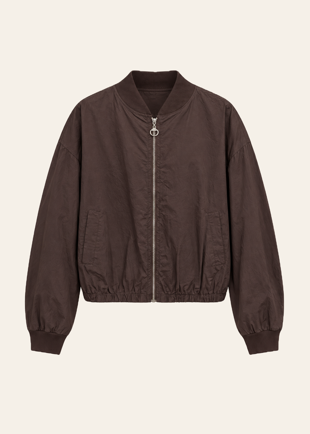 Plain bomber jacket