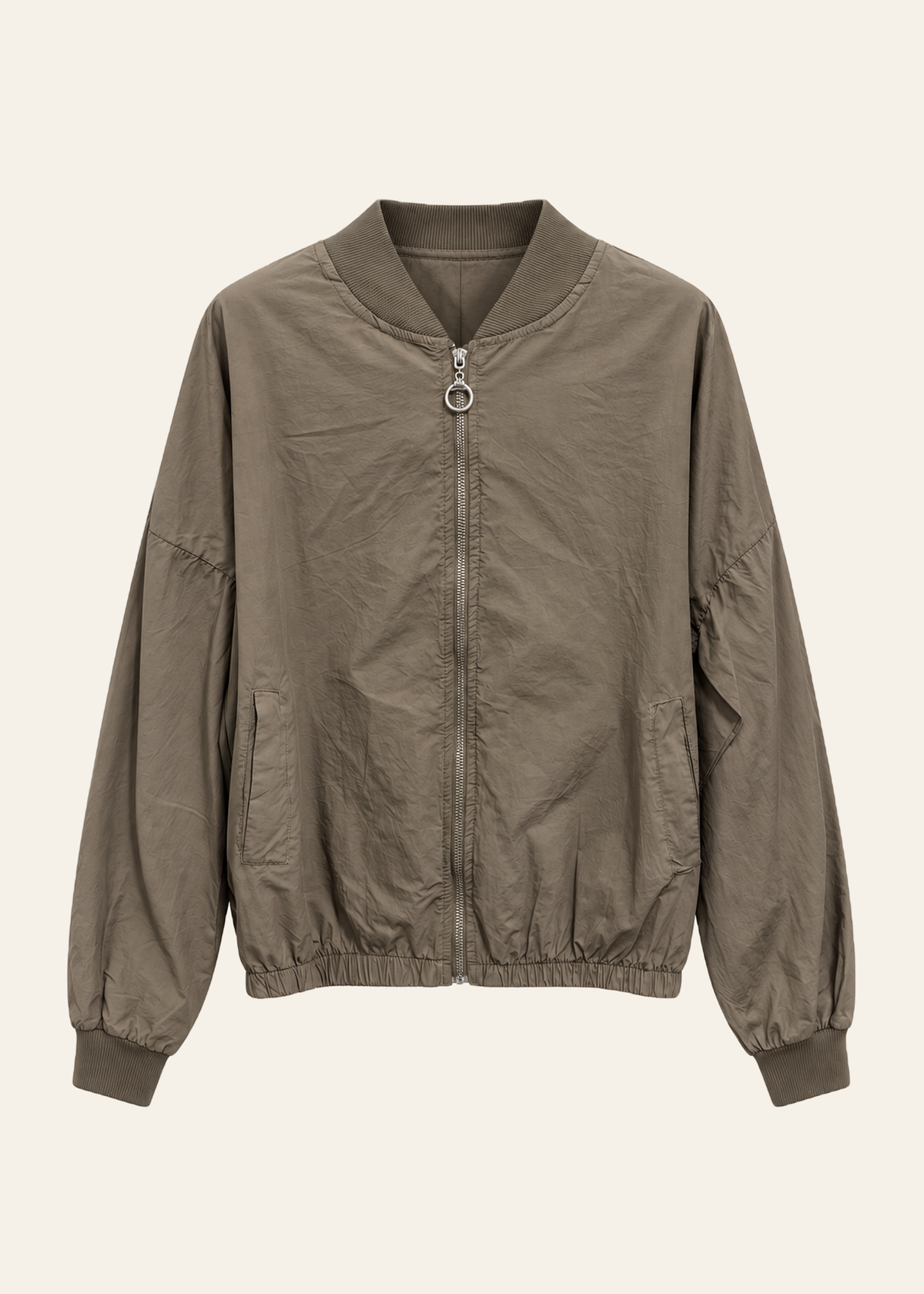 Plain bomber jacket