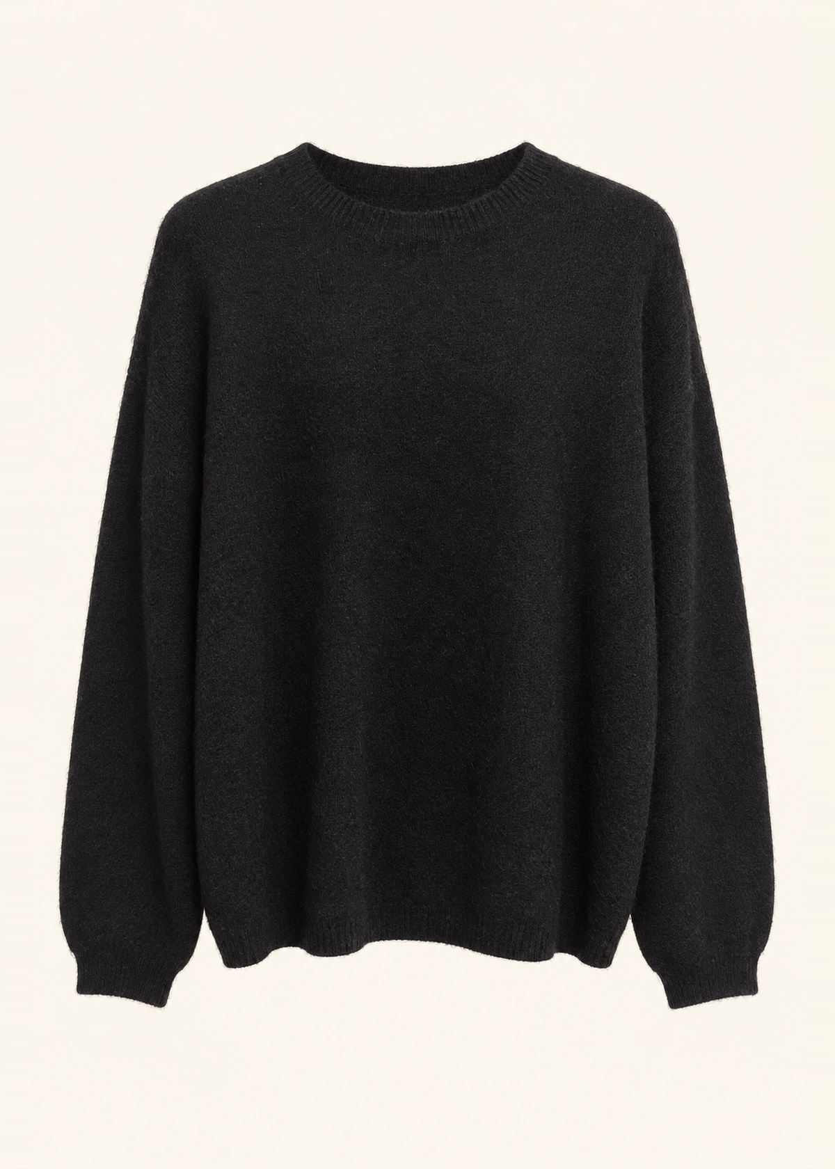 Jersey sin costuras cuello redondo