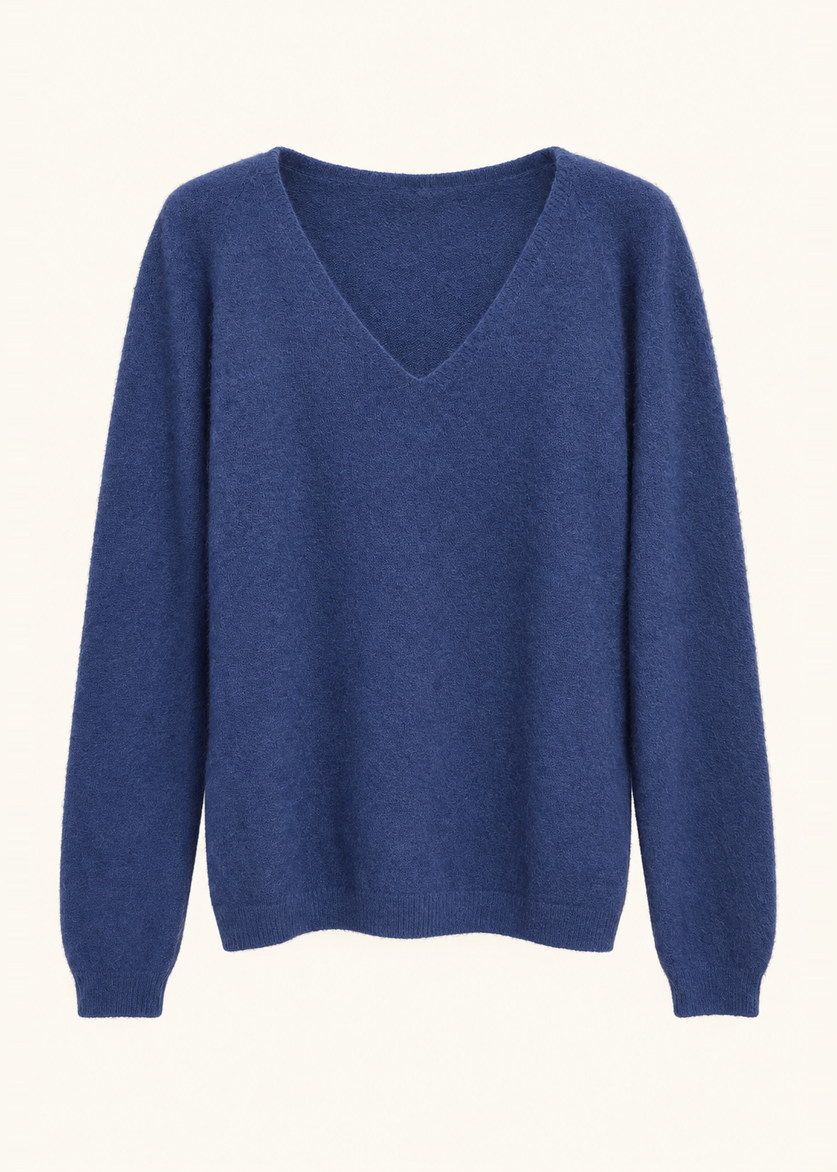 Jersey sin costuras cuello punta
