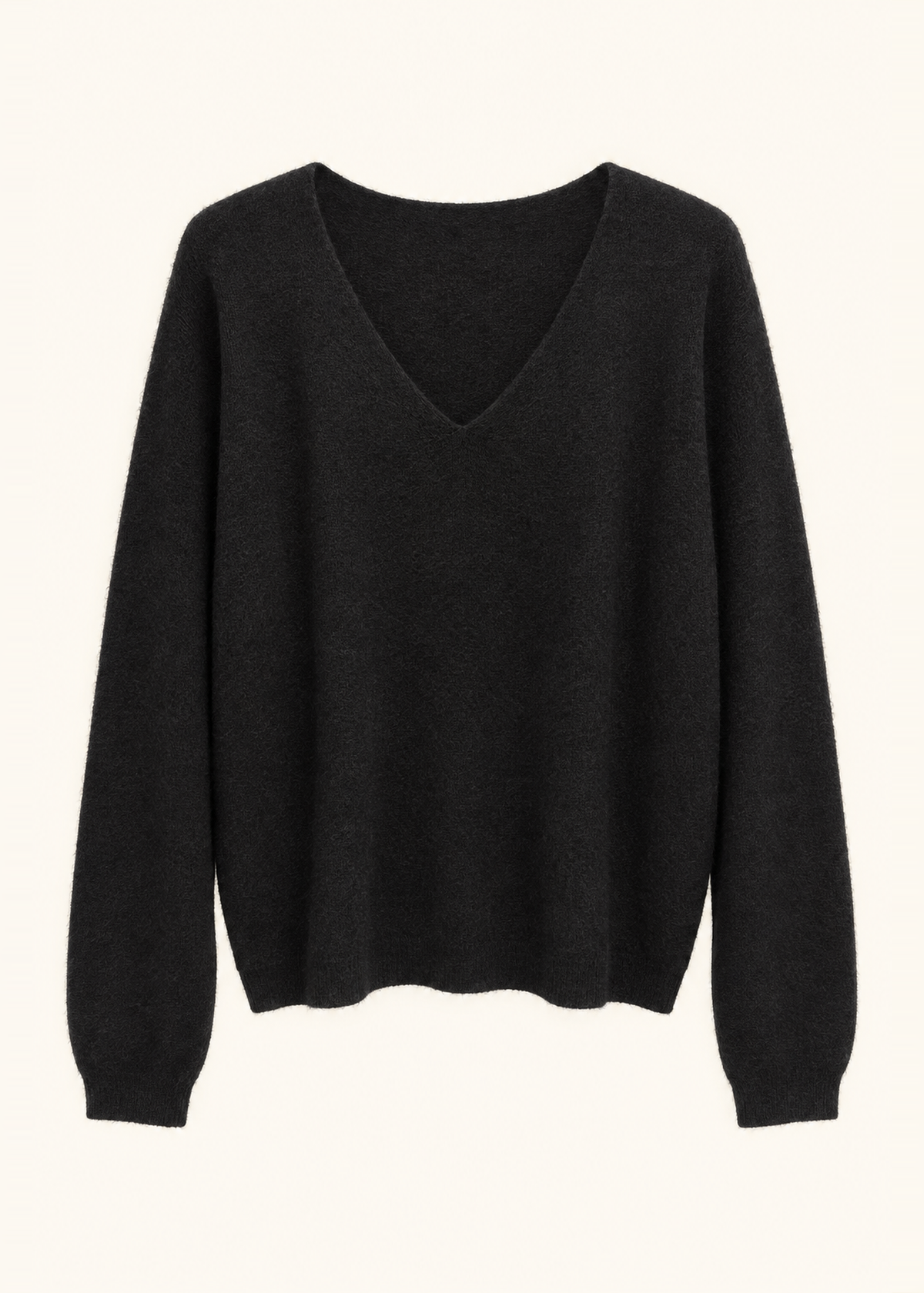 Jersey sin costuras cuello punta