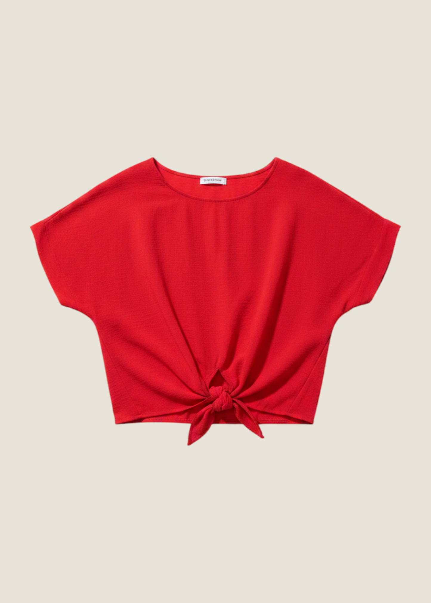 Flowy knotted blouse