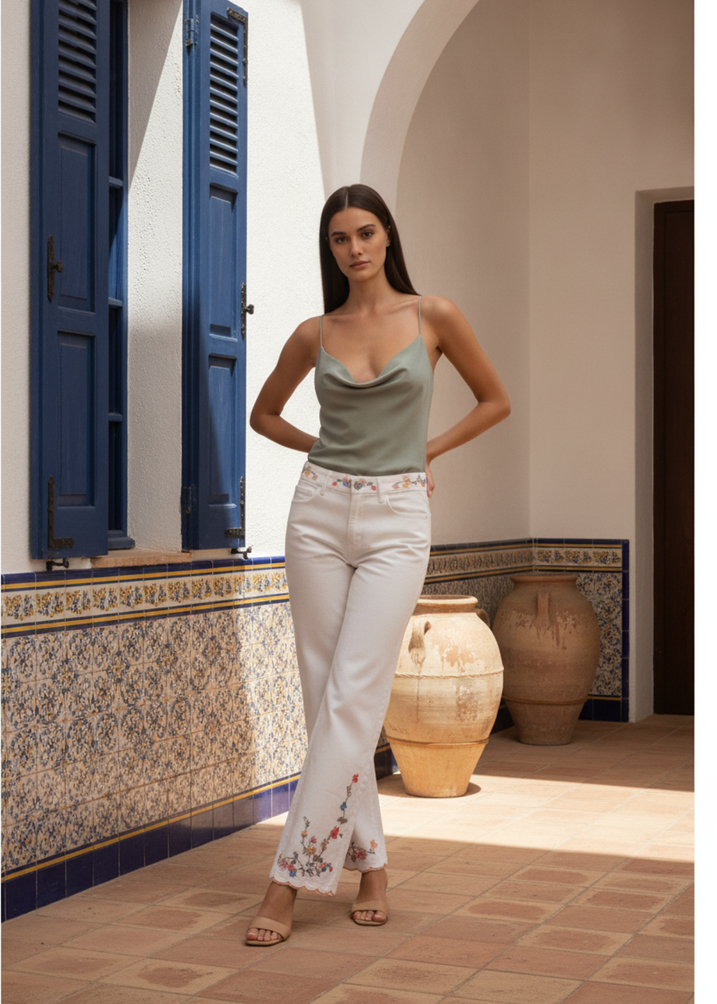 Jeans bordados