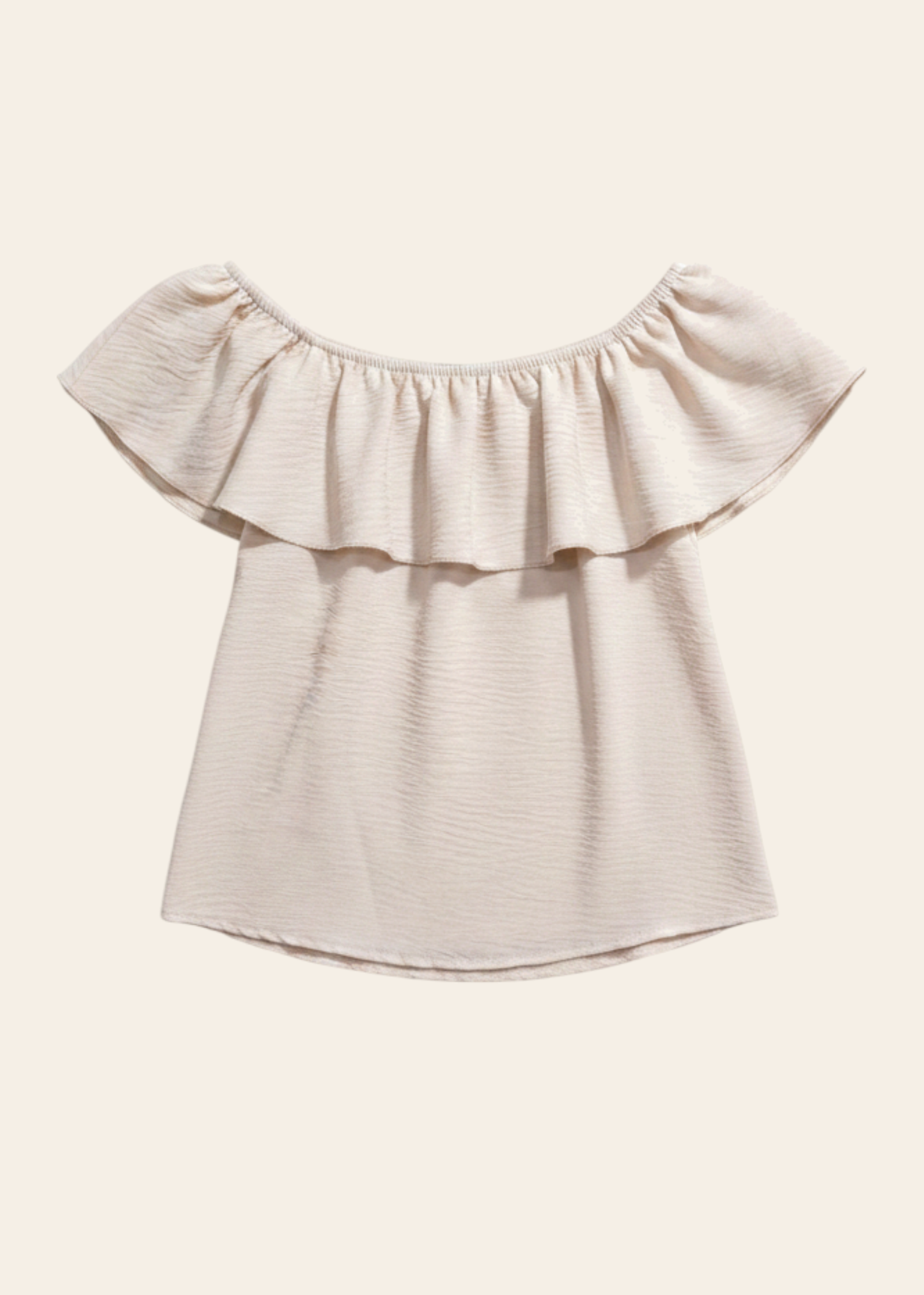 Blusa volante fluida