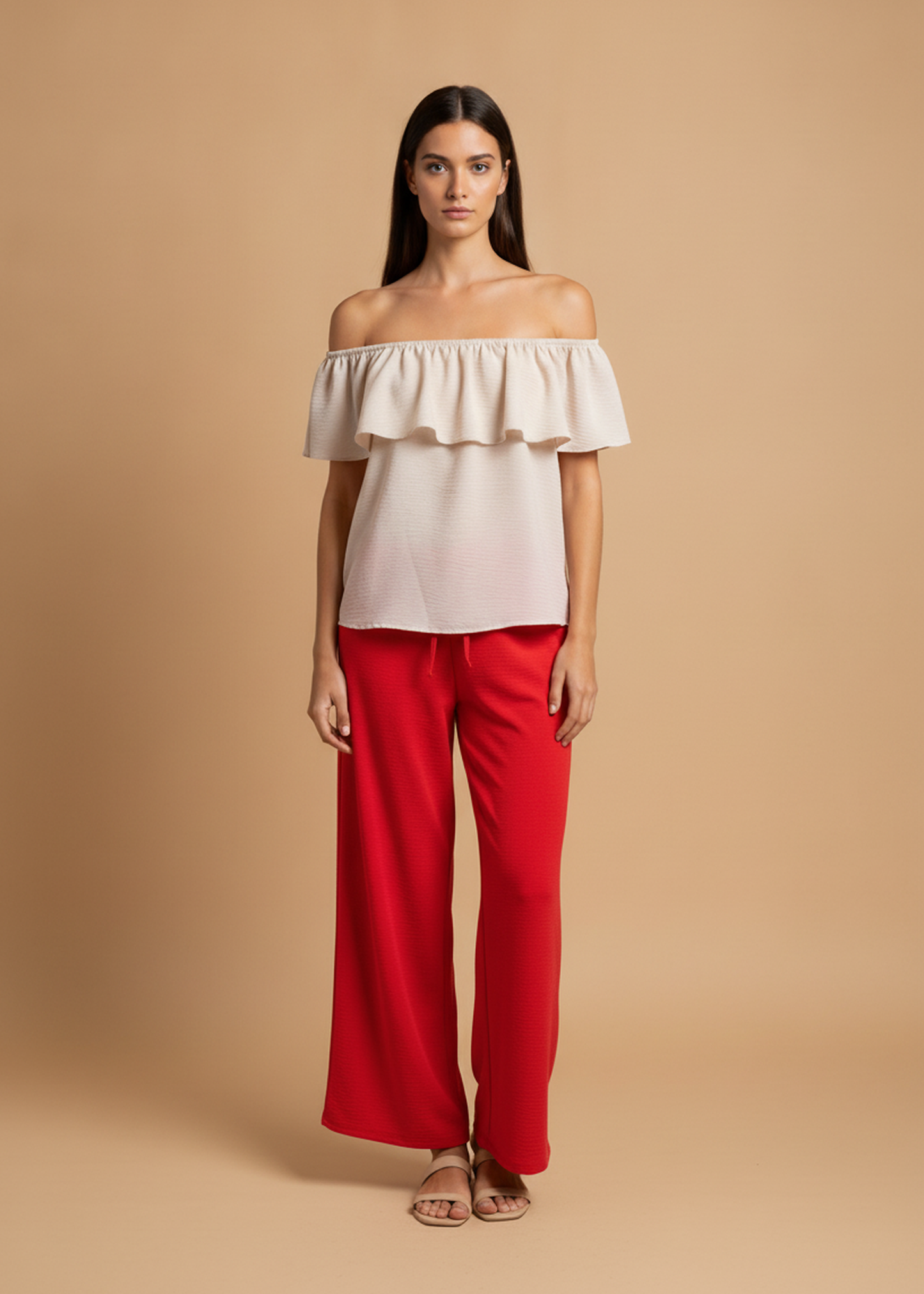 Blusa volante fluida