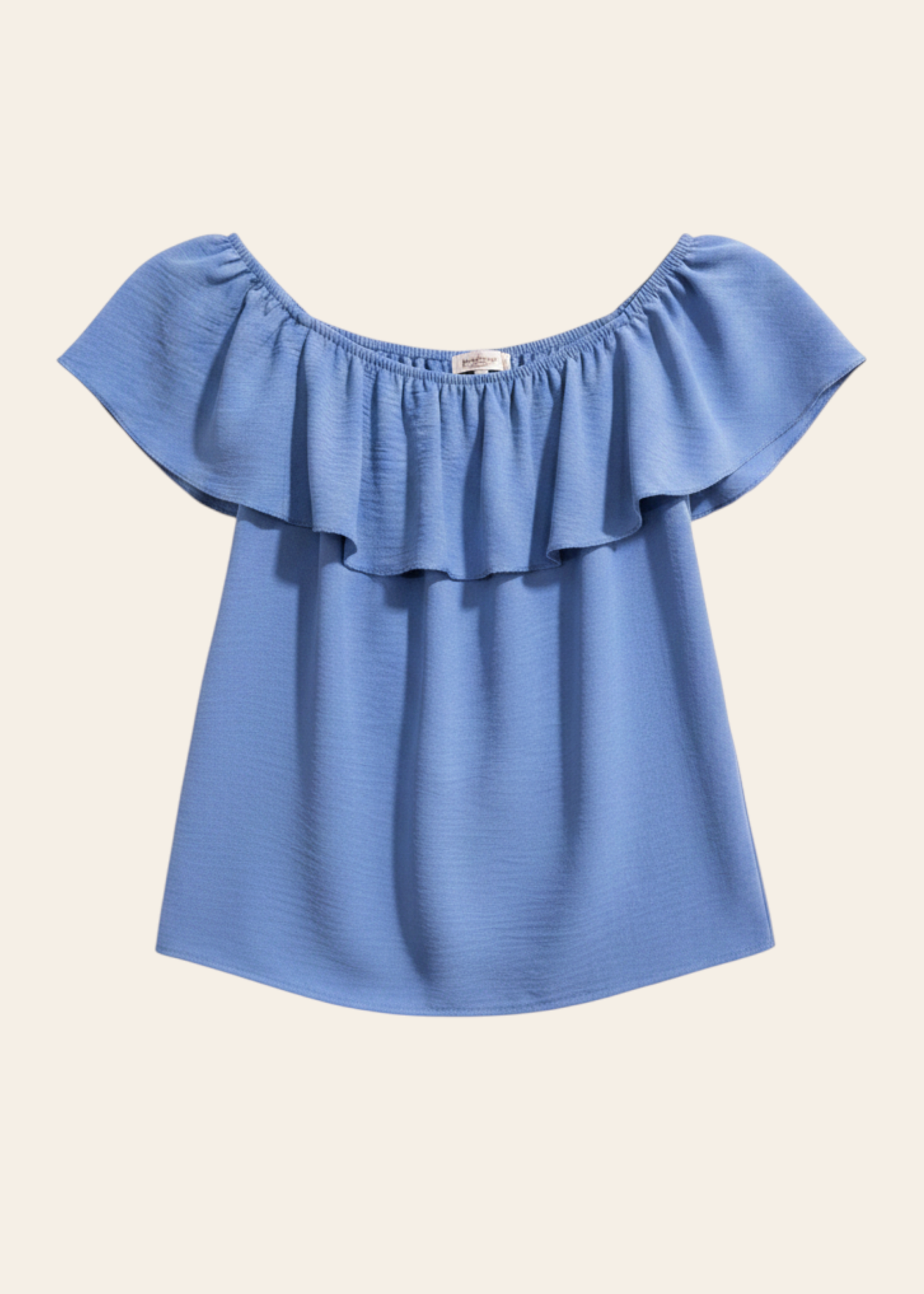 Blusa volante fluida