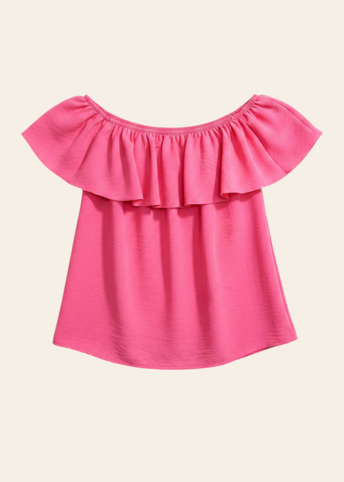 Blusa volante fluida