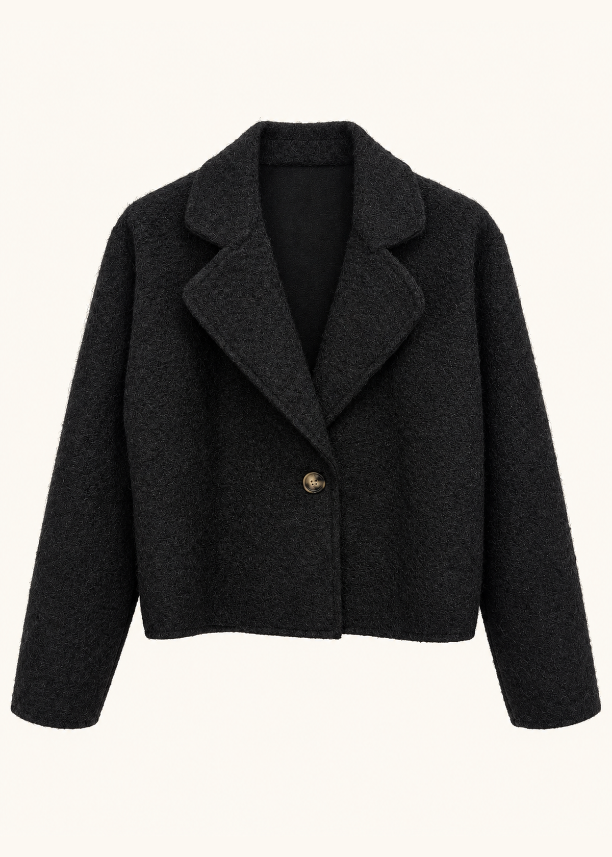 Chaqueta efecto mohair