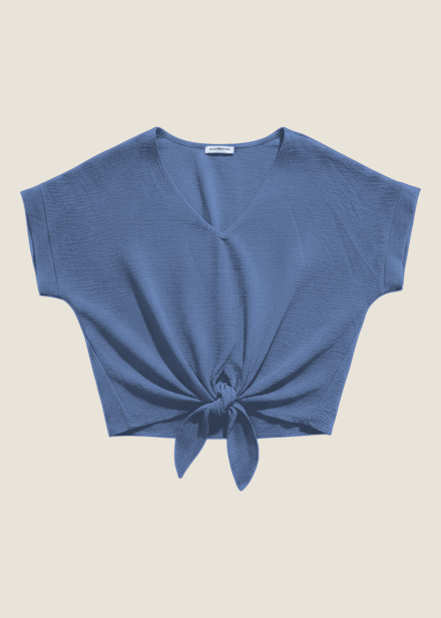 Blusa fluida nudo