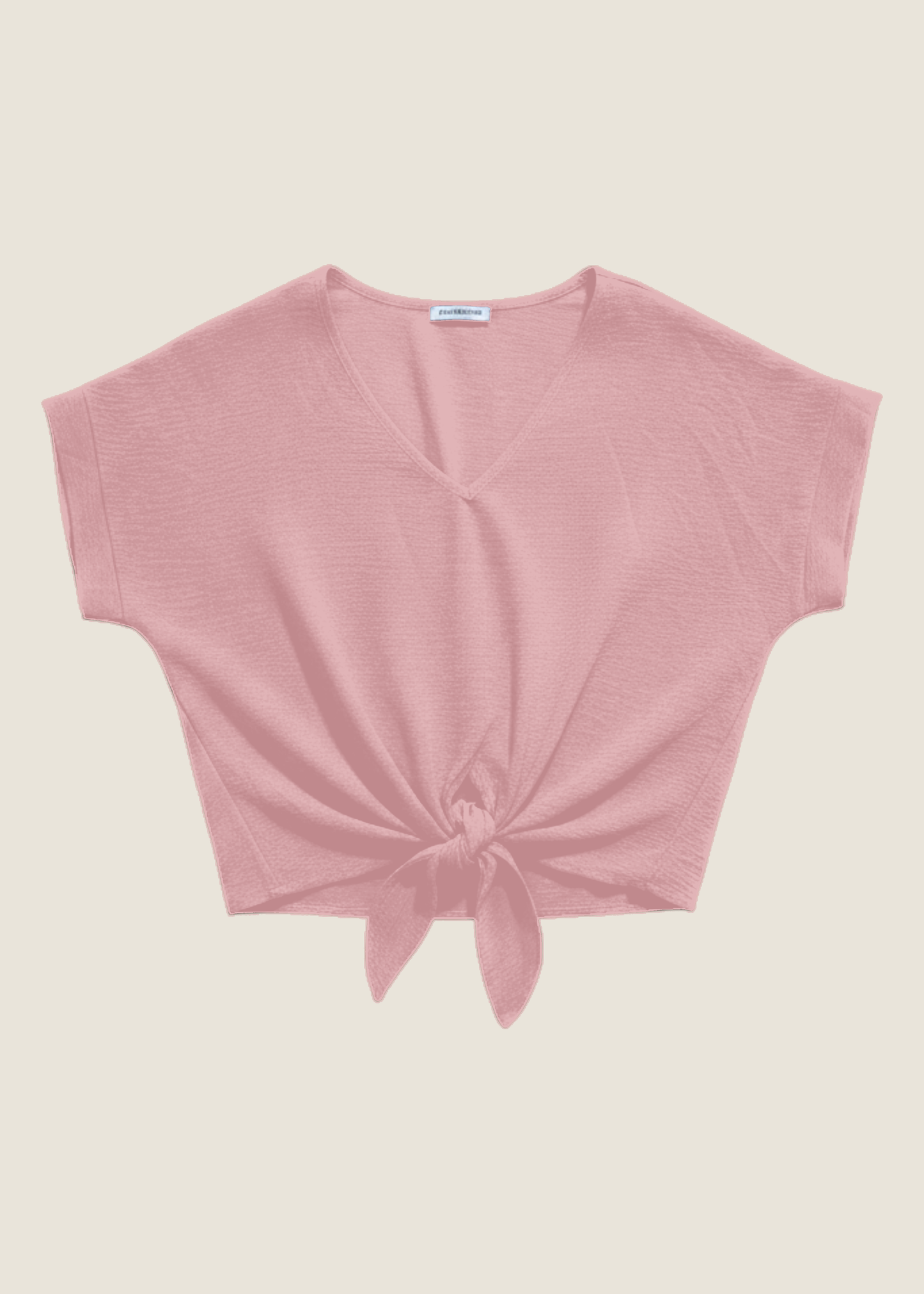 Blusa fluida nudo