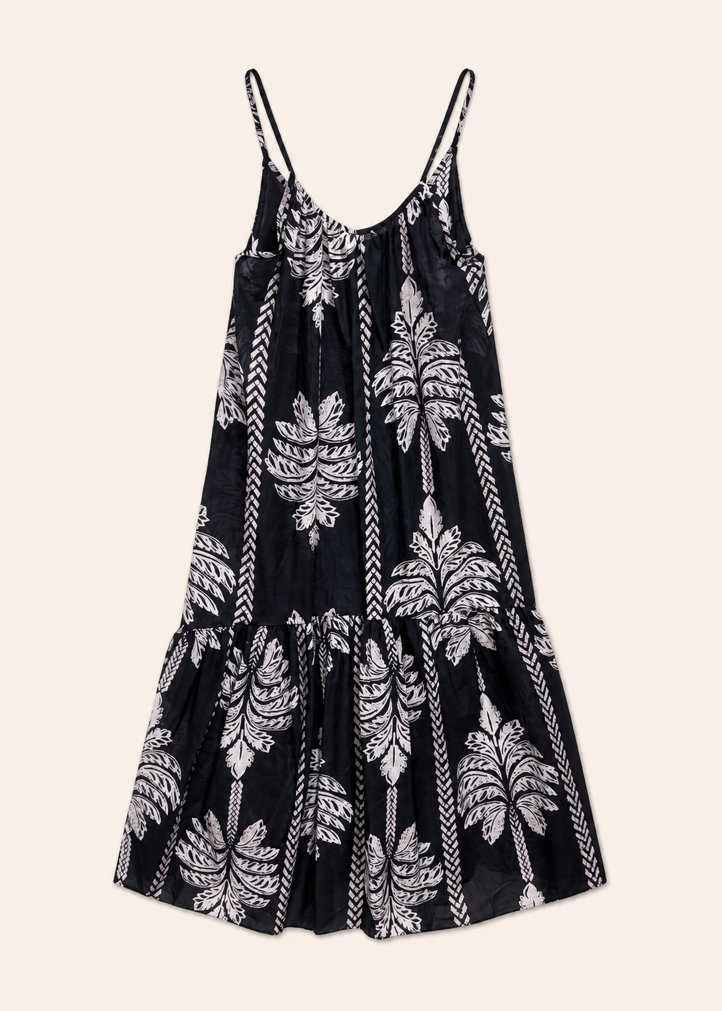 Vestido palmeras largo