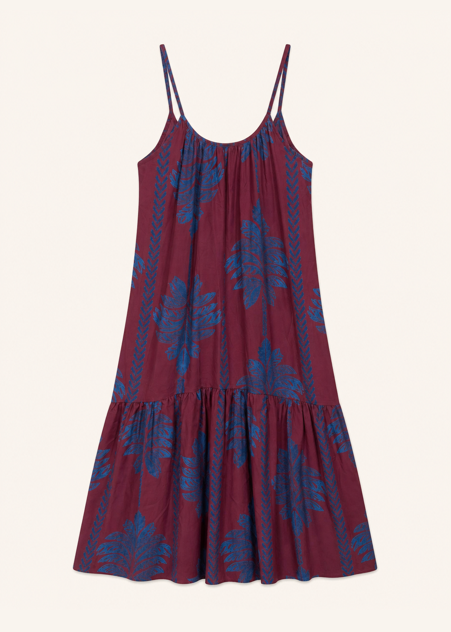 Vestido palmeras largo
