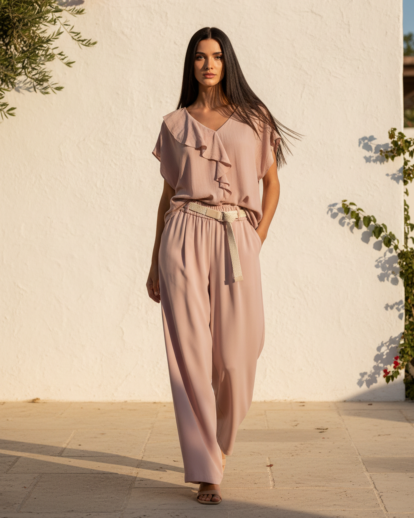 Blusa Pisa volante