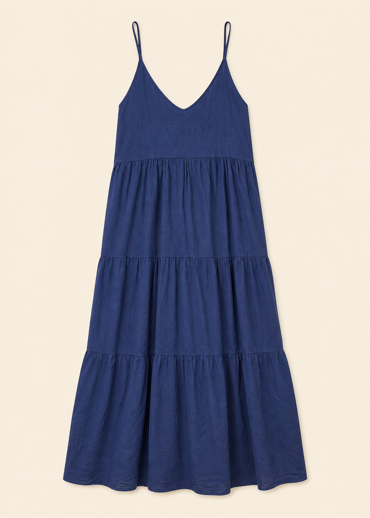 Vestido largo volantes