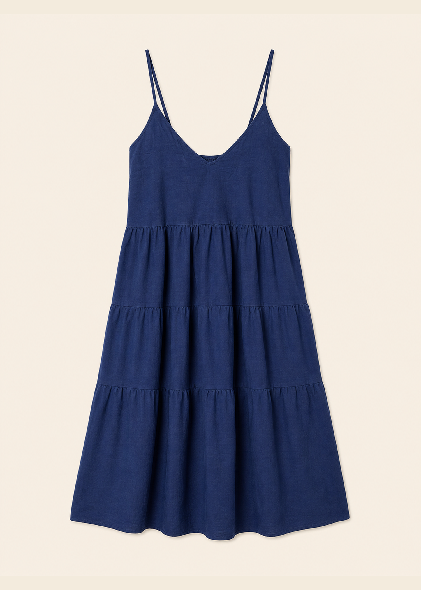 Vestido corto volantes