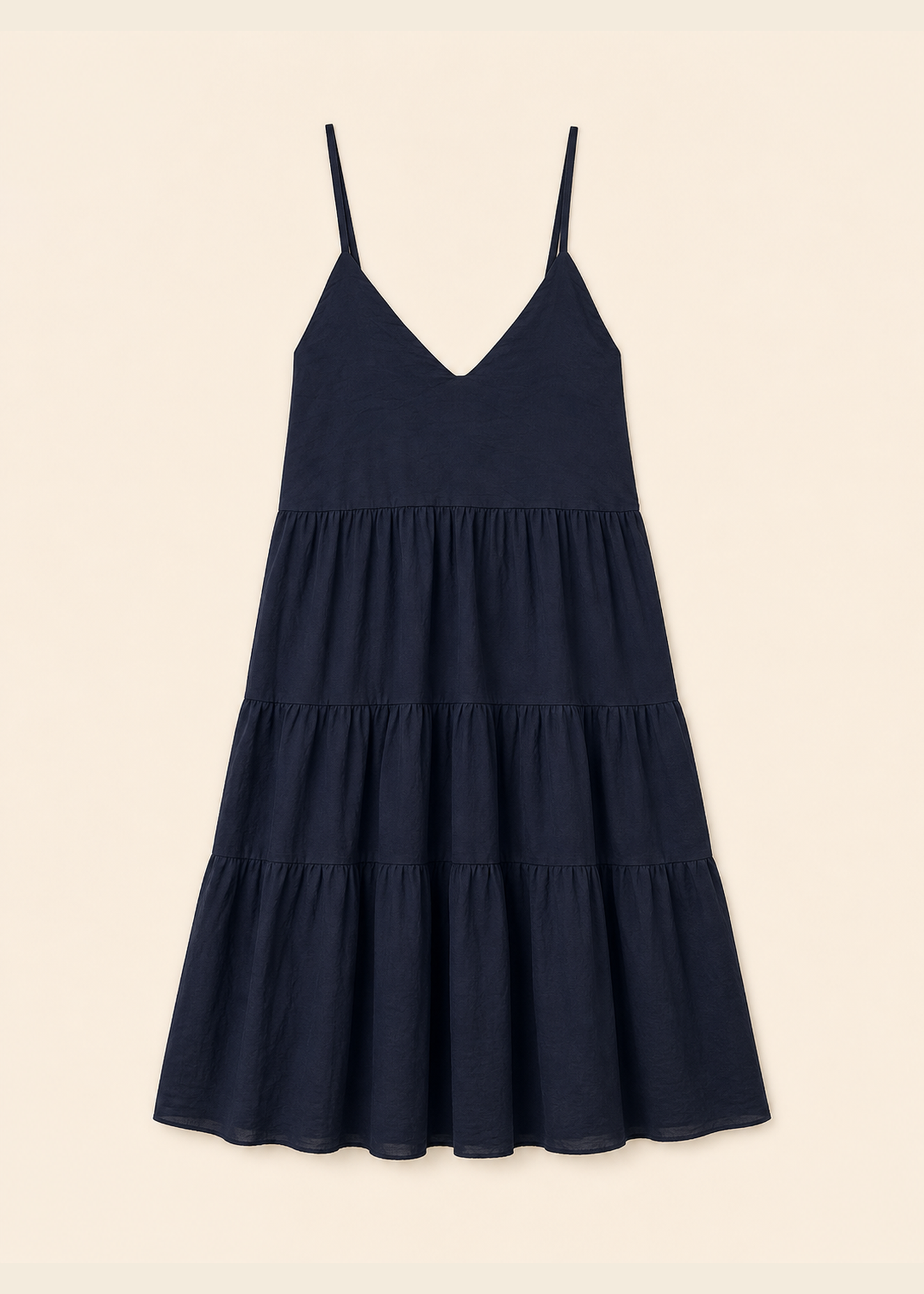 Vestido corto volantes