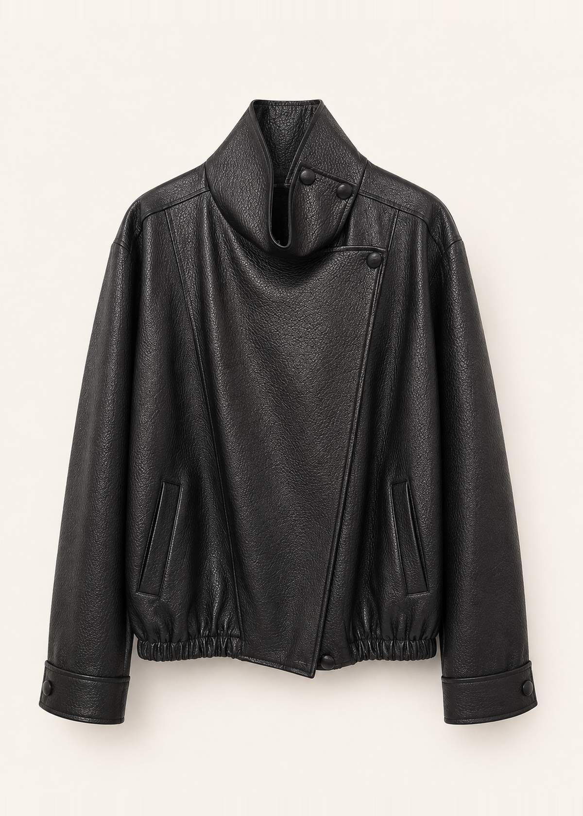 Faux leather jacket