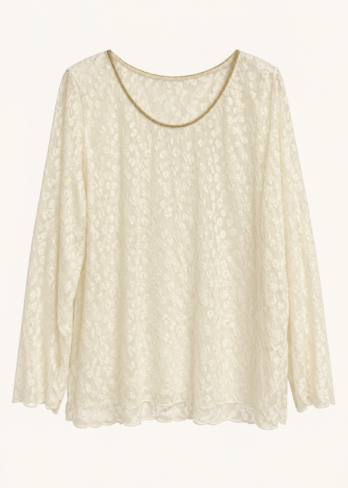 Camiseta blonda vivo dorado