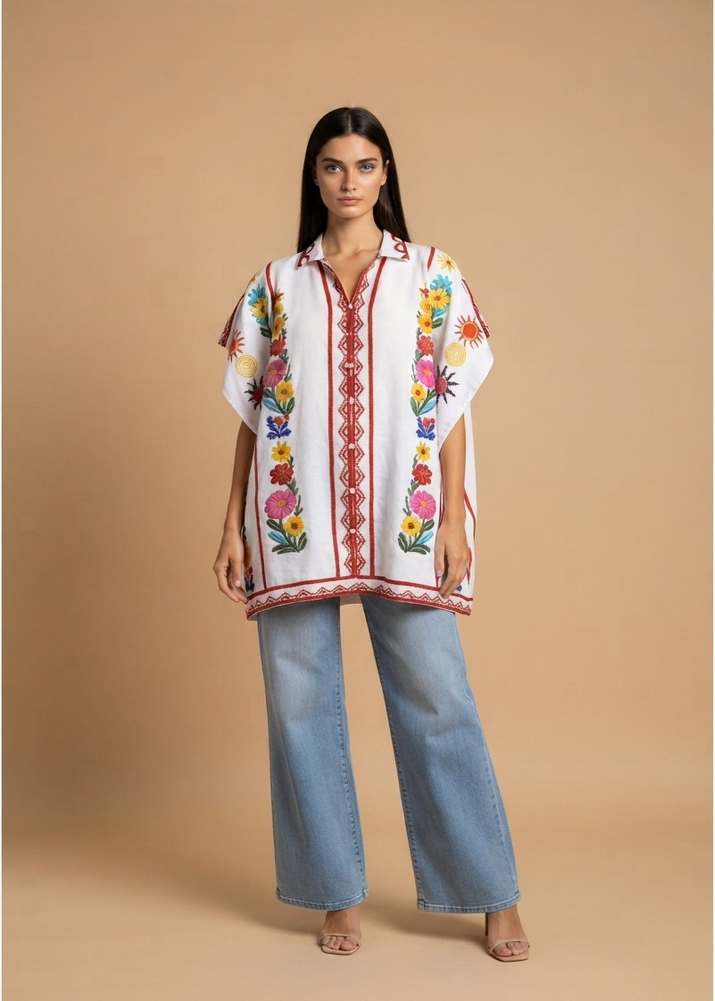 Oversized printed shirt