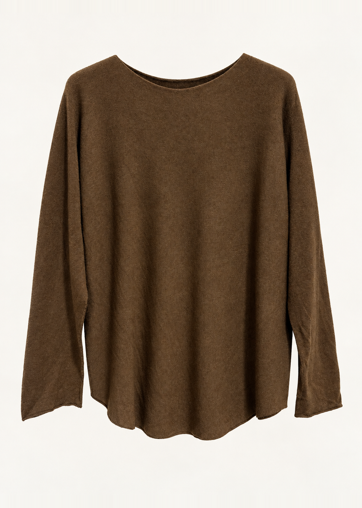 Jersey sin costuras cuello redondo