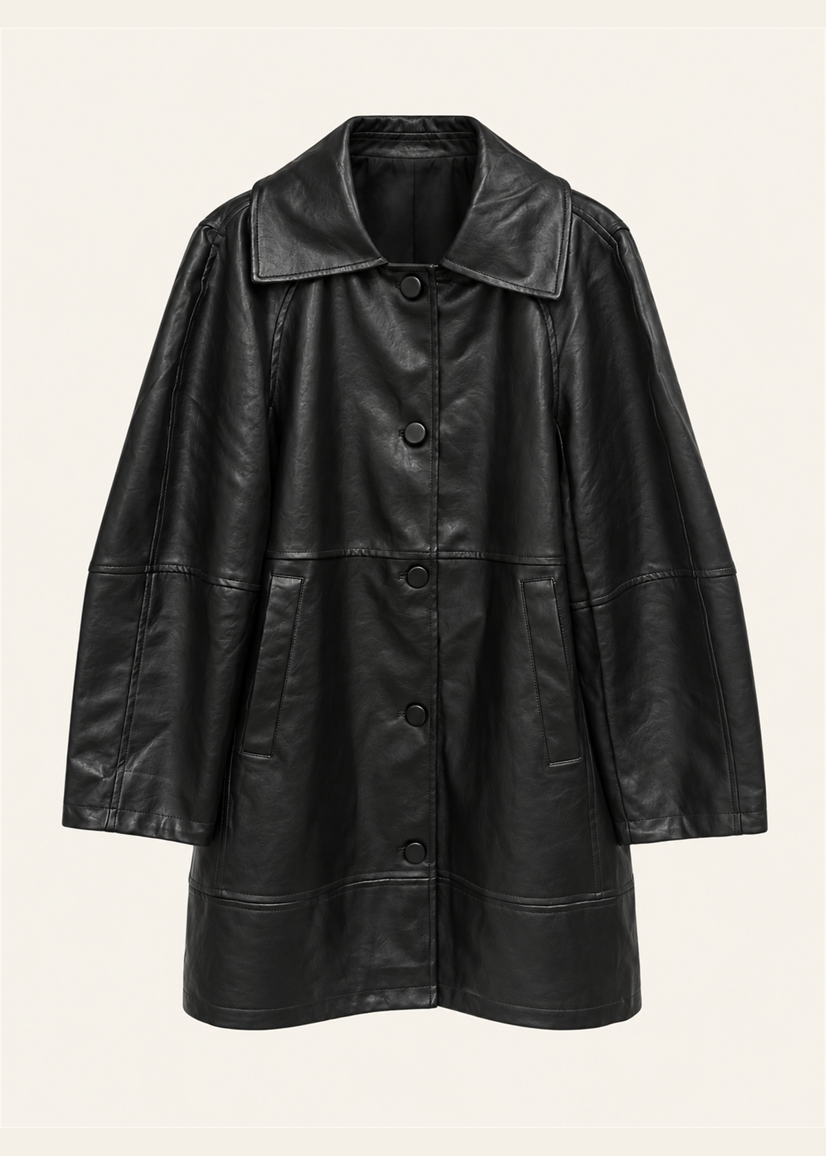 Chaqueta efecto piel