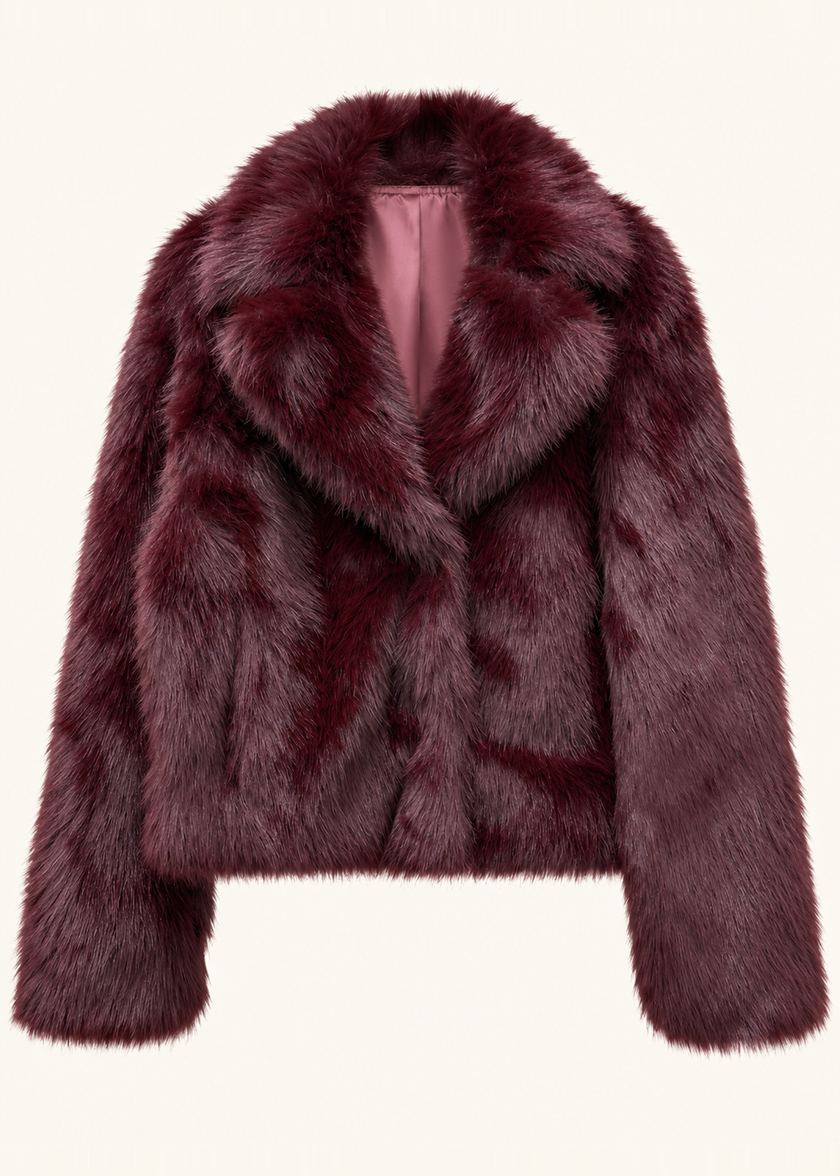 Chaqueta efecto pelo