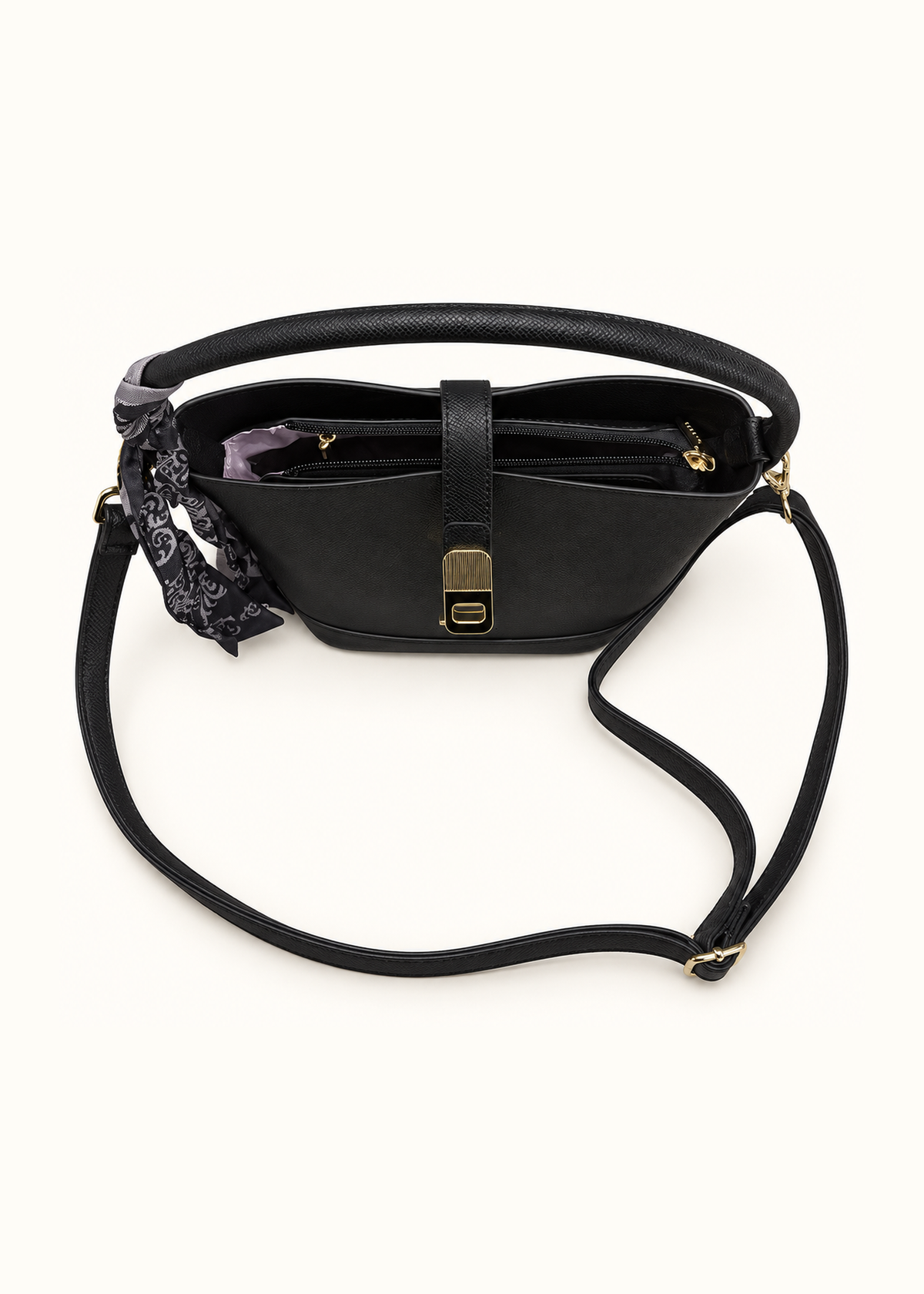Bolso efecto piel
