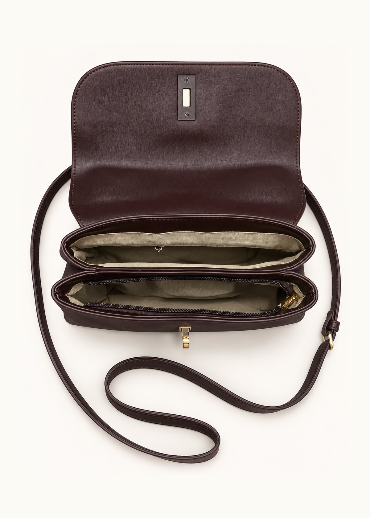 Bolso efecto piel