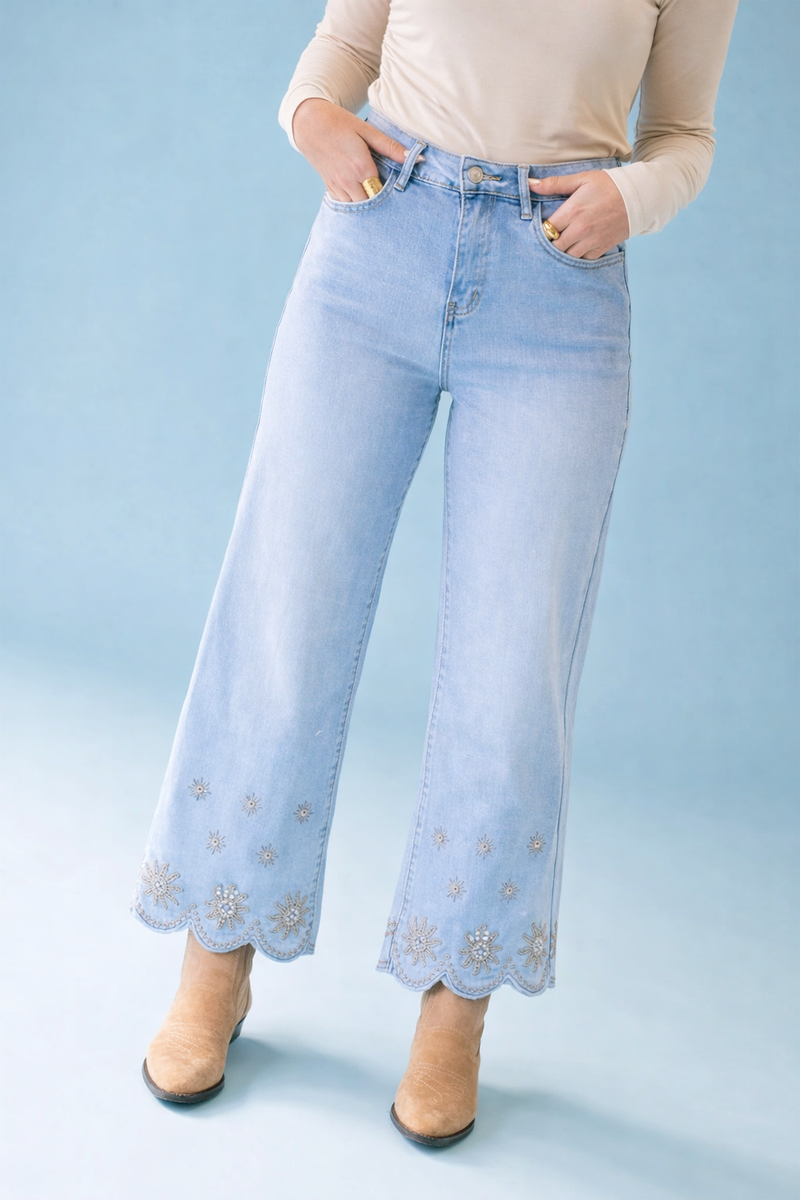 Jeans bordados