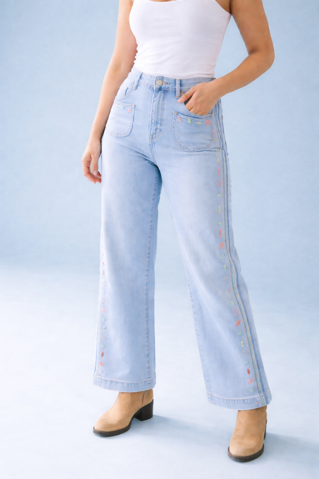 Jeans bordados