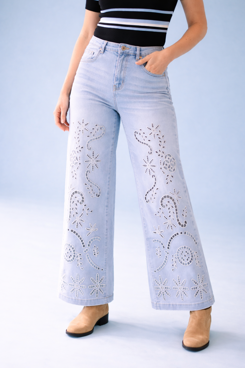 Jeans bordados
