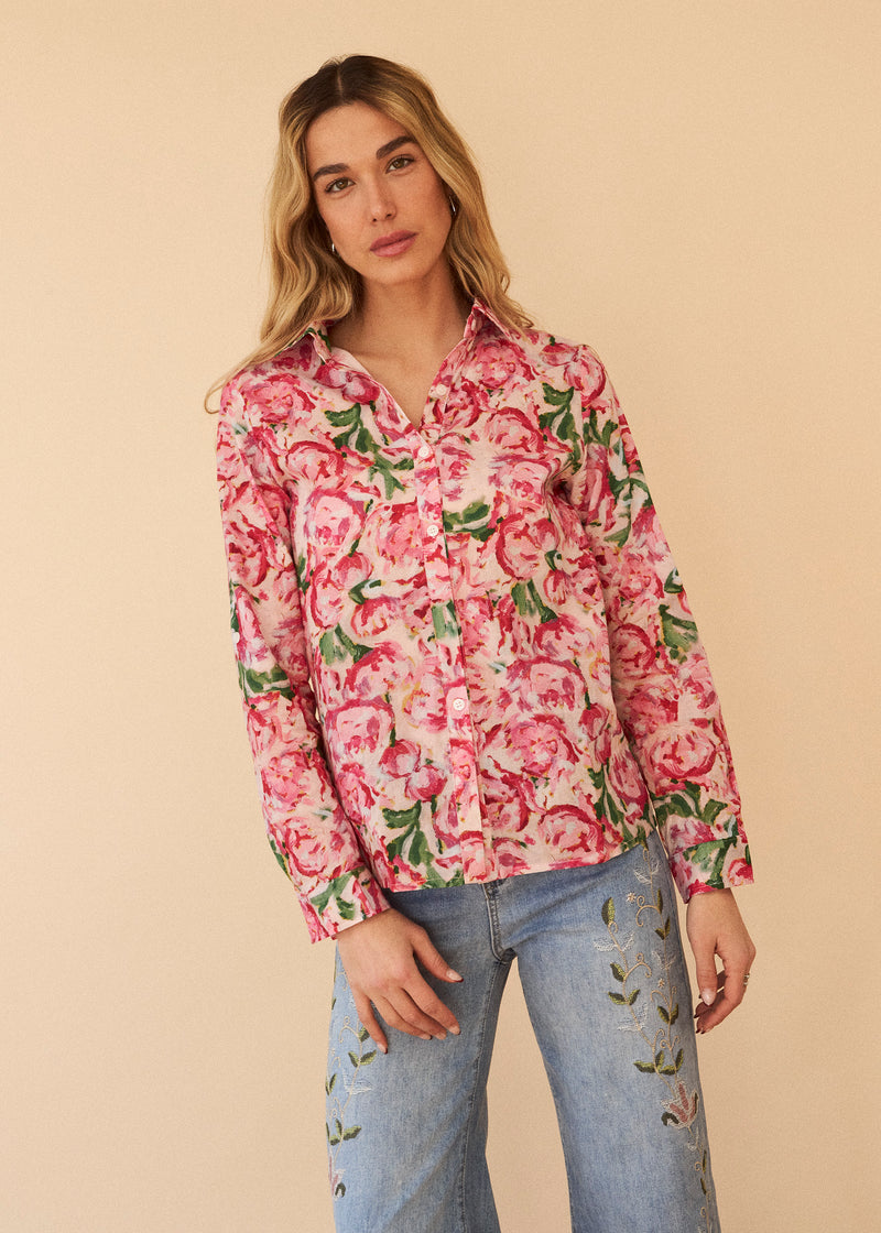 Camisa flores