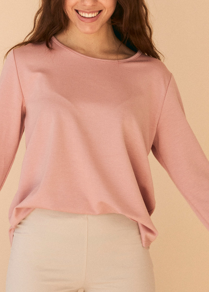 Camiseta básica cuello redondo