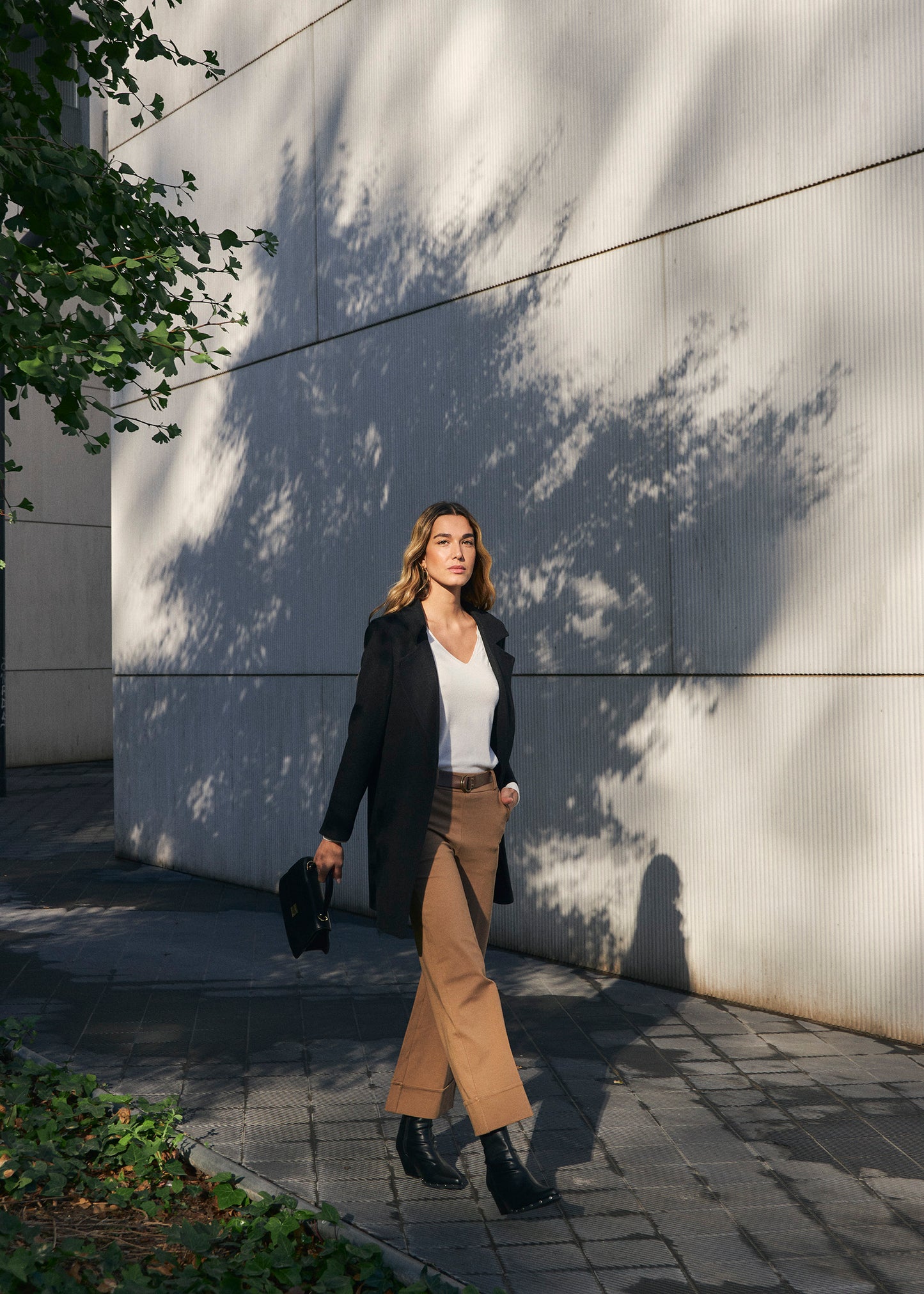 Pantalón wide leg vuelta