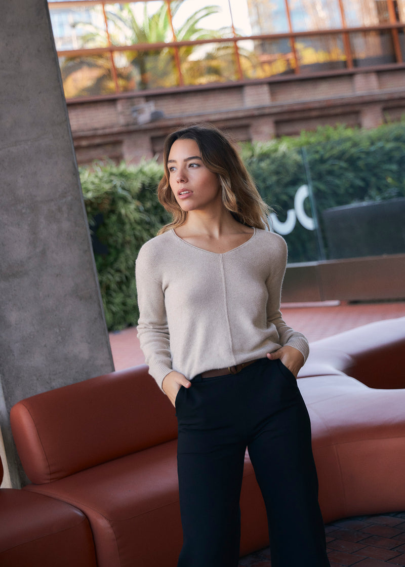 Straight seamless jersey